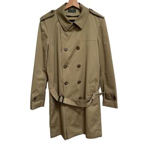 Lauren Ralph Lauren Removable Lining Belted Trench Coat Men’s 40R Clasic Preppy